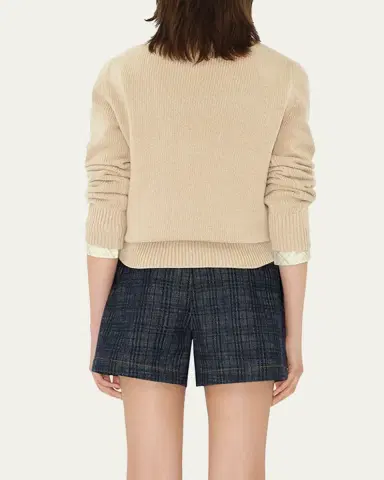 Burberry EKD Wool-Cashmere Crewneck Sweater | Thumbnail 7