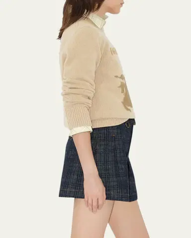 Burberry EKD Wool-Cashmere Crewneck Sweater | Thumbnail 8