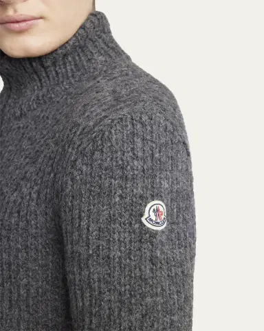 Moncler Men's Ribbed Full-Zip Sweater | Thumbnail 5 Moncler Men's Ribbed Full-Zip Sweater | Thumbnail 5