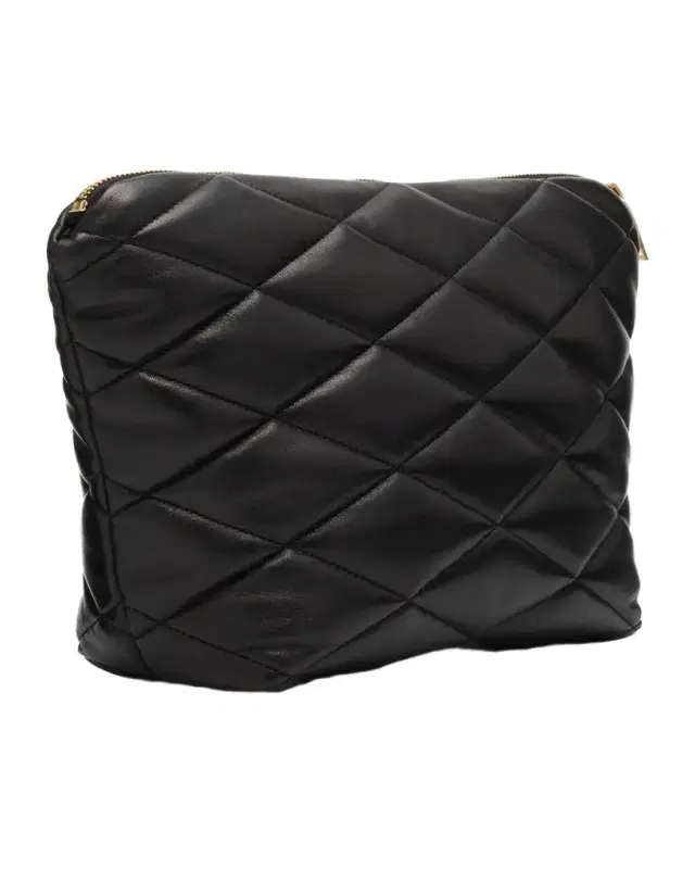 Sade Large YSL Cosmetic Pouch Bag in Quilted Leather