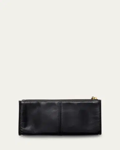 Prada Zip Soft Lux Leather Pouch Bag | Thumbnail 2