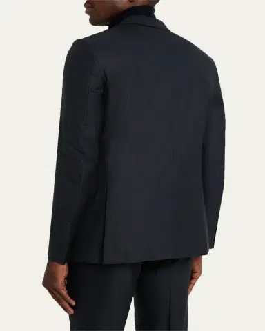 Zegna Men's Wool Woven Plaid Two-Piece Suit | Thumbnail 5 Zegna Men's Wool Woven Plaid Two-Piece Suit | Thumbnail 5