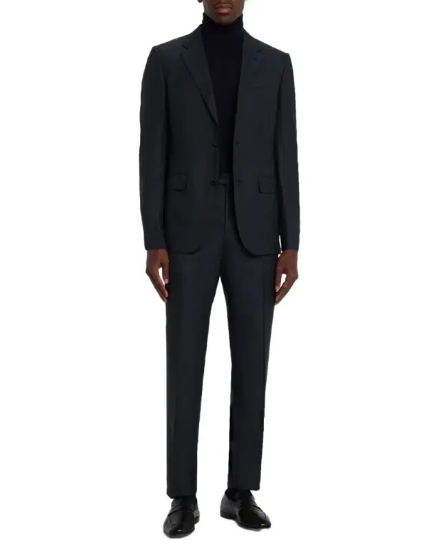 ZEGNA Men's Wool Woven Plaid Two-Piece Suit