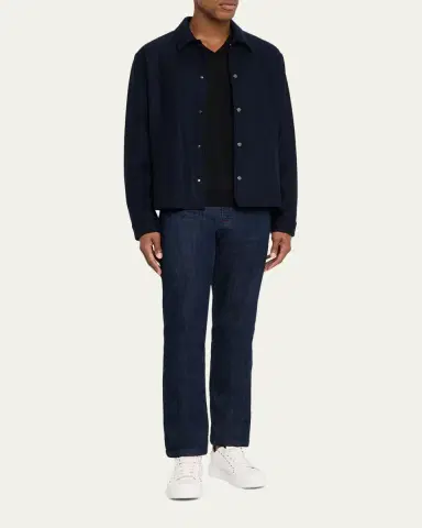 Kiton Men's Wool Knit V-Neck Sweater | Thumbnail 6