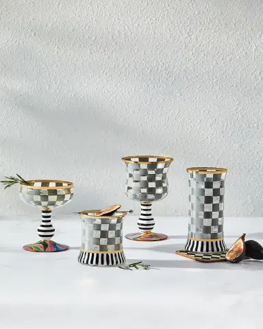 MacKenzie-Childs Carnival Sterling Wine Glass | Thumbnail 2 MacKenzie-Childs Carnival Sterling Wine Glass | Thumbnail 2