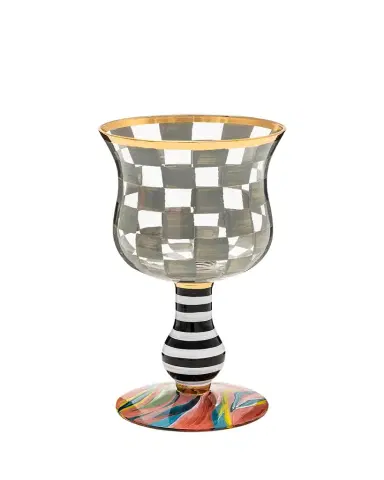 MacKenzie-Childs Carnival Sterling Wine Glass | Thumbnail 1 MacKenzie-Childs Carnival Sterling Wine Glass | Thumbnail 1