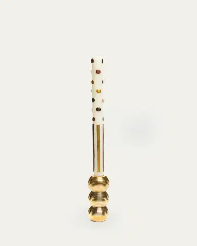 MacKenzie-Childs Ribbed Triple Sphere Candle Holder | Thumbnail 2