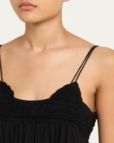 Ulla Johnson Linnea Crochet-Trim Midi Sun Dress Coverup | Thumbnail 5 Ulla Johnson Linnea Crochet-Trim Midi Sun Dress Coverup | Thumbnail 5