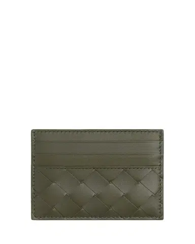 Bottega Veneta Men's Intrecciato Leather Card Case | Thumbnail 1