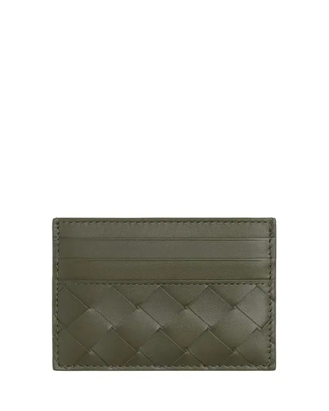 Bottega Veneta Men's Intrecciato Leather Card Case