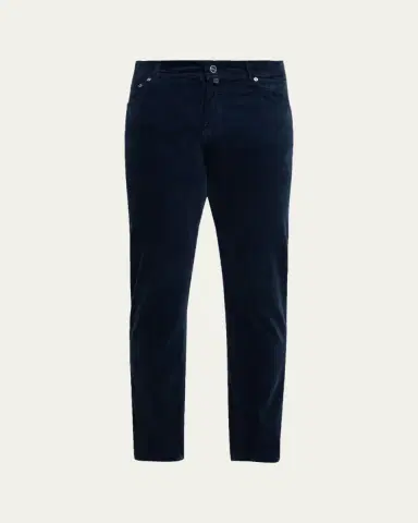 Kiton Men's Corduroy Straight Fit Five-Pocket Pants | Thumbnail 5 Kiton Men's Corduroy Straight Fit Five-Pocket Pants | Thumbnail 5