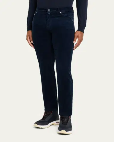 Kiton Men's Corduroy Straight Fit Five-Pocket Pants | Thumbnail 8 Kiton Men's Corduroy Straight Fit Five-Pocket Pants | Thumbnail 8