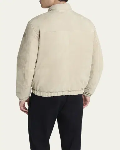 Moncler Men's Cernay Reversible Suede and Quilted Jacket | Thumbnail 7 Moncler Men's Cernay Reversible Suede and Quilted Jacket | Thumbnail 7