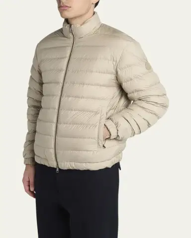 Moncler Men's Cernay Reversible Suede and Quilted Jacket | Thumbnail 8 Moncler Men's Cernay Reversible Suede and Quilted Jacket | Thumbnail 8