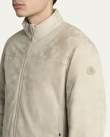 Moncler Men's Cernay Reversible Suede and Quilted Jacket | Thumbnail 9 Moncler Men's Cernay Reversible Suede and Quilted Jacket | Thumbnail 9