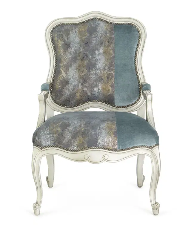 Lily Leather Bergere Chair