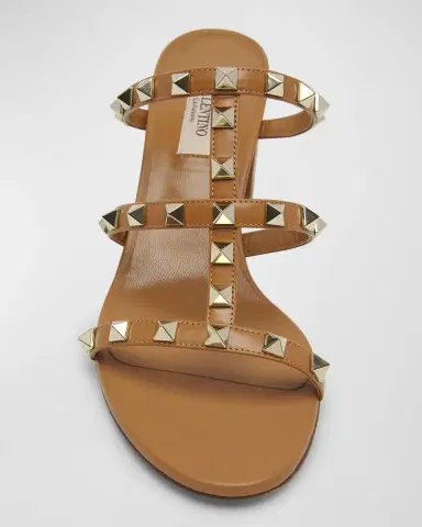 Valentino Garavani Rockstud Caged 60mm Slide Sandals | Thumbnail 5