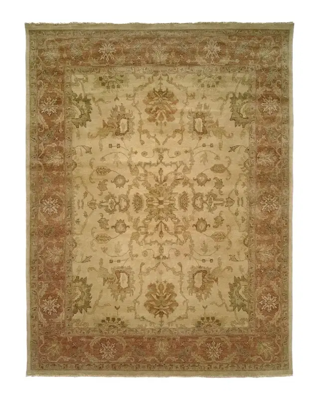 Haven & Loom Latte Rust Oushak Rug