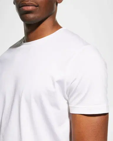 Loro Piana Men 's Silk Cotton Jersey T-Shirt | Thumbnail 4 Loro Piana Men 's Silk Cotton Jersey T-Shirt | Thumbnail 4