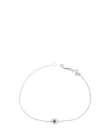 Sydney Evan Mini Diamond Evil Eye Bracelet | Thumbnail 1 Sydney Evan Mini Diamond Evil Eye Bracelet | Thumbnail 1