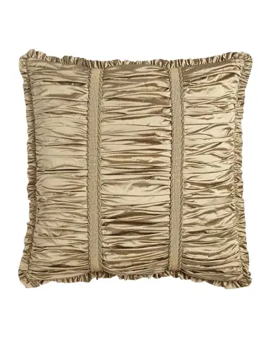 Austin Horn Collection Vienna Ruched Silk European Sham | Thumbnail 1