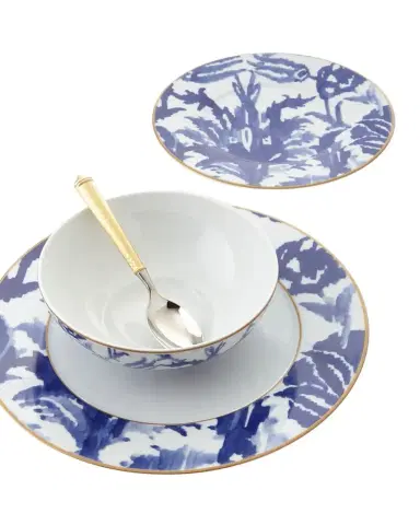 Neiman Marcus 12-Piece Coastal Chic Dinnerware Set | Thumbnail 1