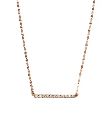 Lana 14K Gold Mirage Blake Diamond Bar Necklace | Thumbnail 1