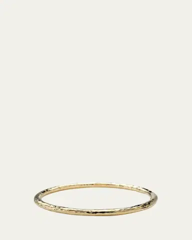 Ippolita Medium Hammered Bangle in 18K Gold | Thumbnail 2