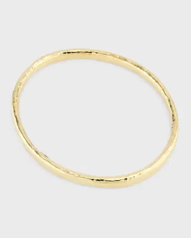 Ippolita Medium Hammered Bangle in 18K Gold | Thumbnail 5