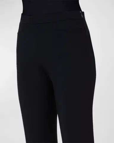 Akris punto Francoise Slim-Straight Pants | Thumbnail 4 Akris punto Francoise Slim-Straight Pants | Thumbnail 4