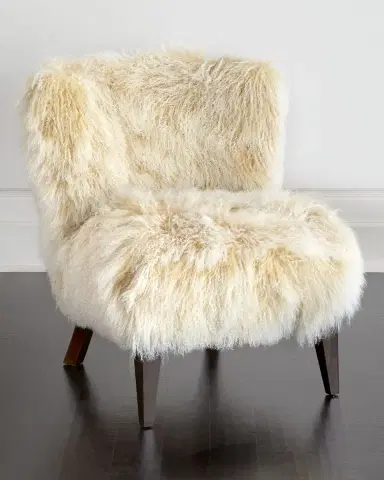 Massoud Lanza Sheepskin Chair | Thumbnail 1 Massoud Lanza Sheepskin Chair | Thumbnail 1