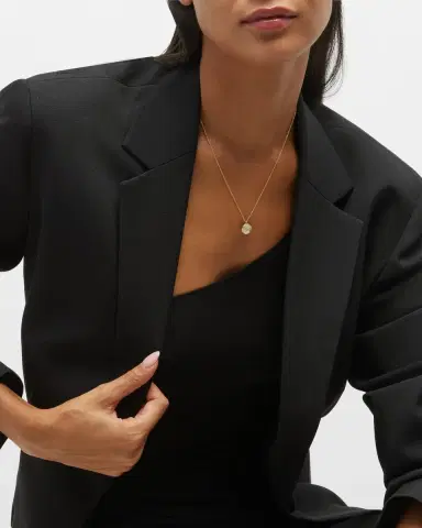 Ippolita Small Flower Pendant Necklace in 18K Gold with Diamonds | Thumbnail 4