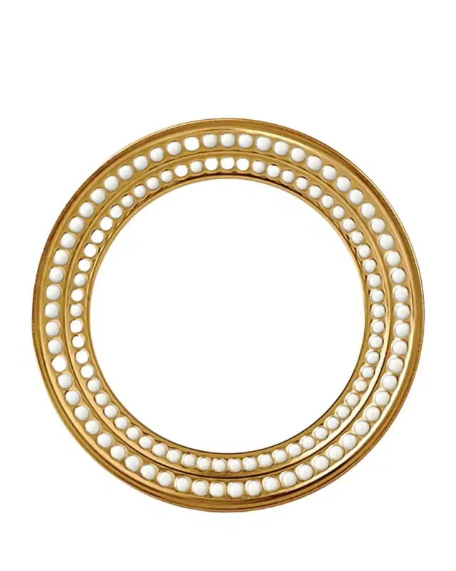 L 'Objet Perlee Gold Bread & Butter Plate