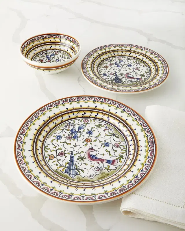 Four Pavoes Salad Plates
