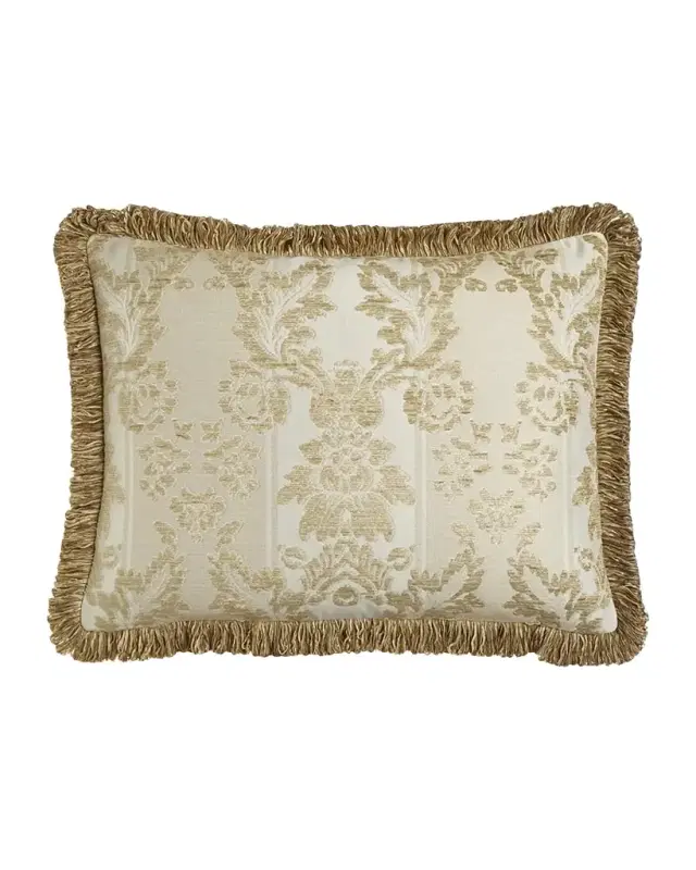 Antoinette King Chenille Sham with Loop Fringe
