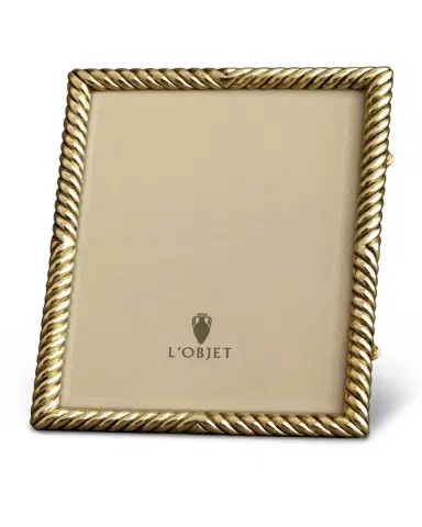 L 'Objet Deco Twist 24k Gold Picture Frame, 8" x 10" | Thumbnail 2