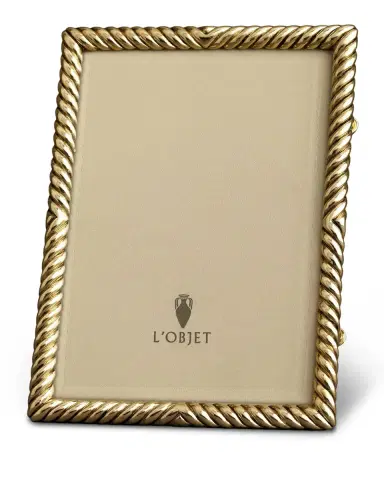 L 'Objet Deco Twist 24k Gold Picture Frame, 8" x 10" | Thumbnail 1