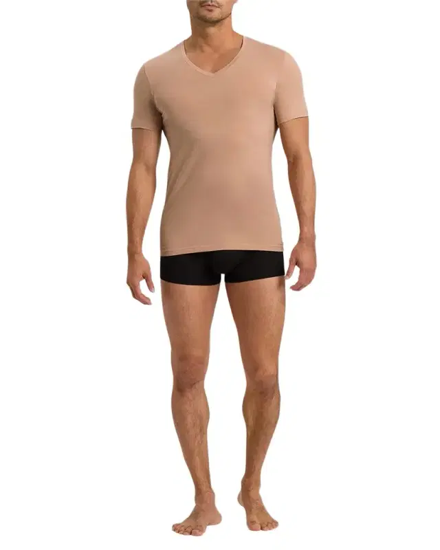 Hanro Cotton Superior V-Neck T-Shirt