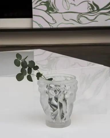 Lalique Bacchantes Small Clear Vase | Thumbnail 1