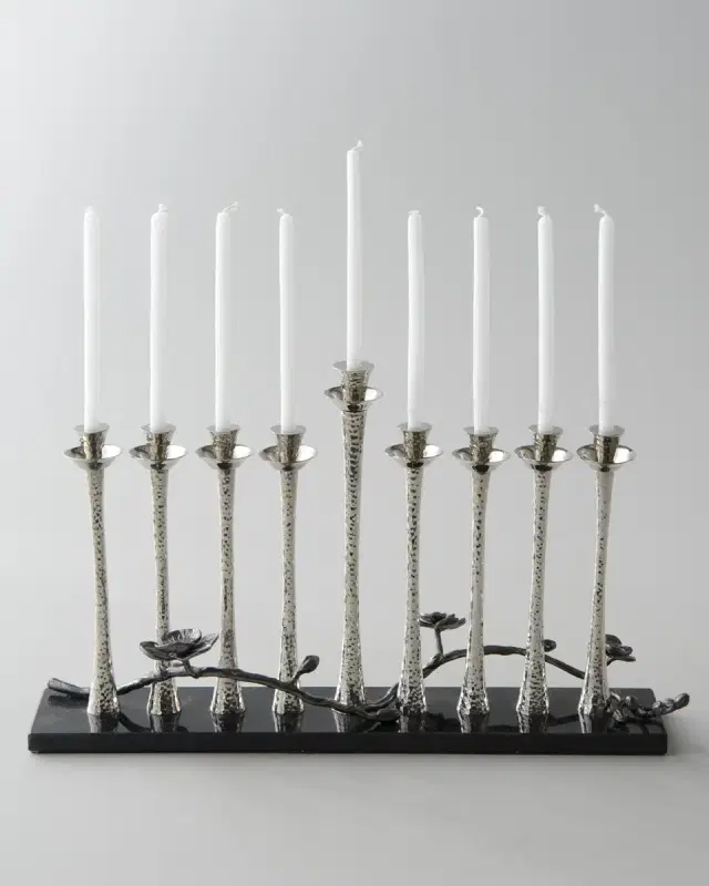 Michael Aram Black Orchid Menorah