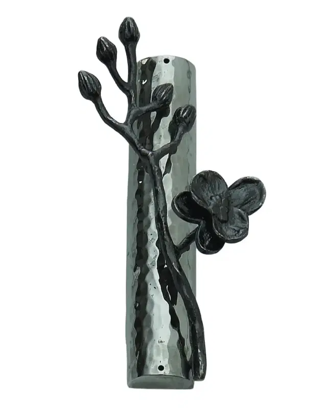 "Black Orchid" Mezuzah