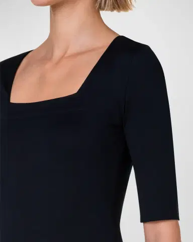 Akris punto Square-Neck Jersey Top | Thumbnail 4 Akris punto Square-Neck Jersey Top | Thumbnail 4