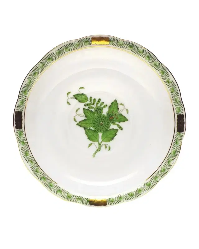 Herend Green Chinese Bouquet Saucer