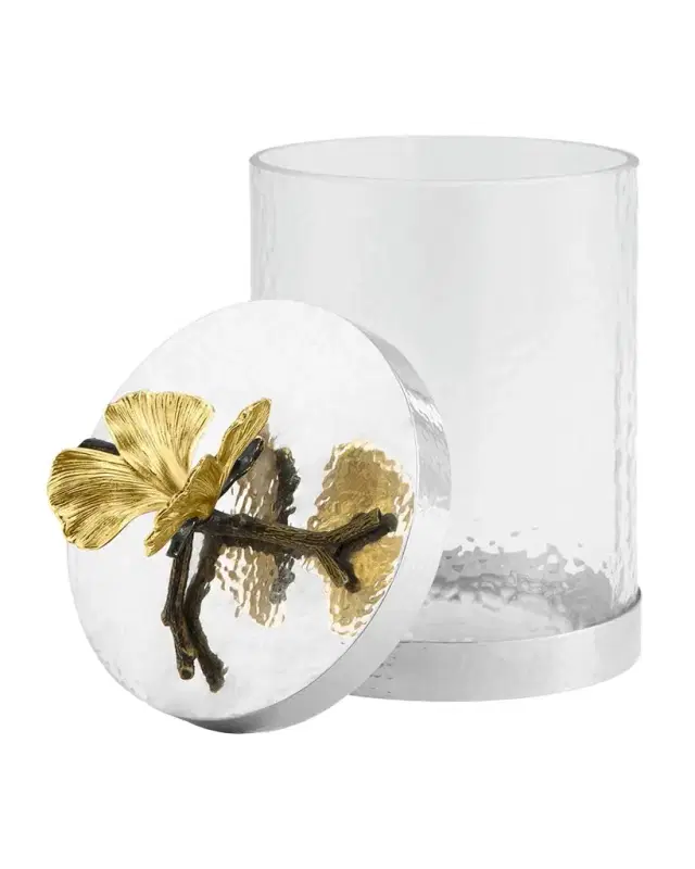 Michael Aram Butterfly Ginkgo Canister, Small