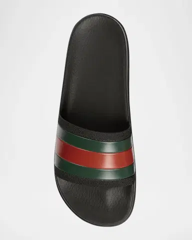Gucci Men's Pursuit Trek Web Slide Sandals | Thumbnail 3 Gucci Men's Pursuit Trek Web Slide Sandals | Thumbnail 3