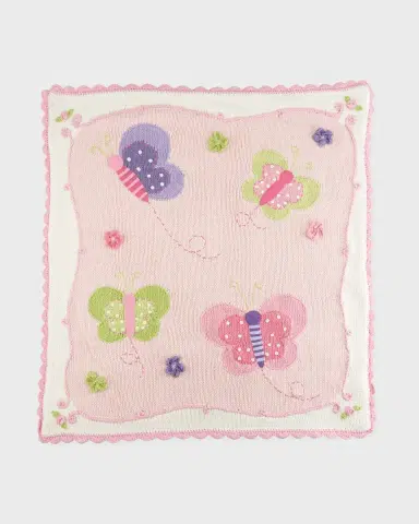 Art Walk Kids ' Butterfly Scalloped Blanket | Thumbnail 2