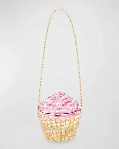 Judith Leiber Couture Strawberry Cupcake Crystal Minaudiere | Thumbnail 3