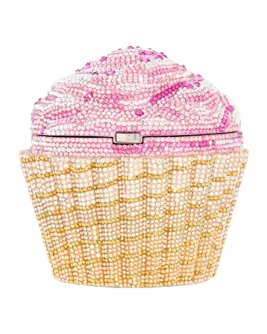 Judith Leiber Couture Strawberry Cupcake Crystal Minaudiere | Thumbnail 1