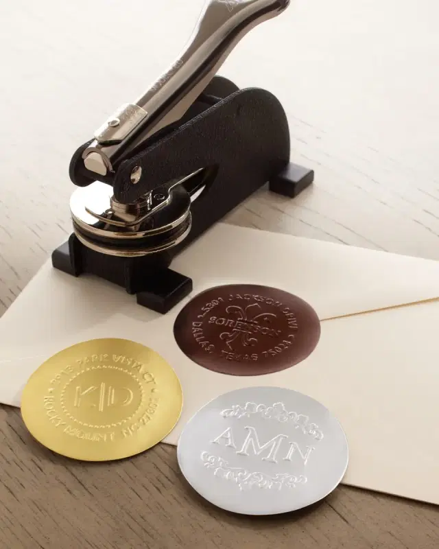 Three Designing Women Two-Initial Address Embosser