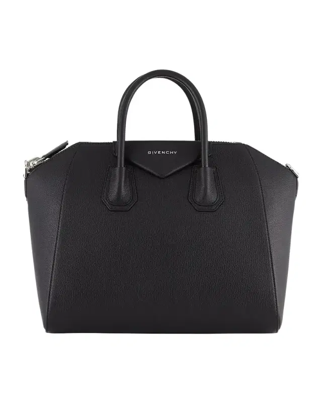 Antigona Medium Top Handle Bag in Grained Leather